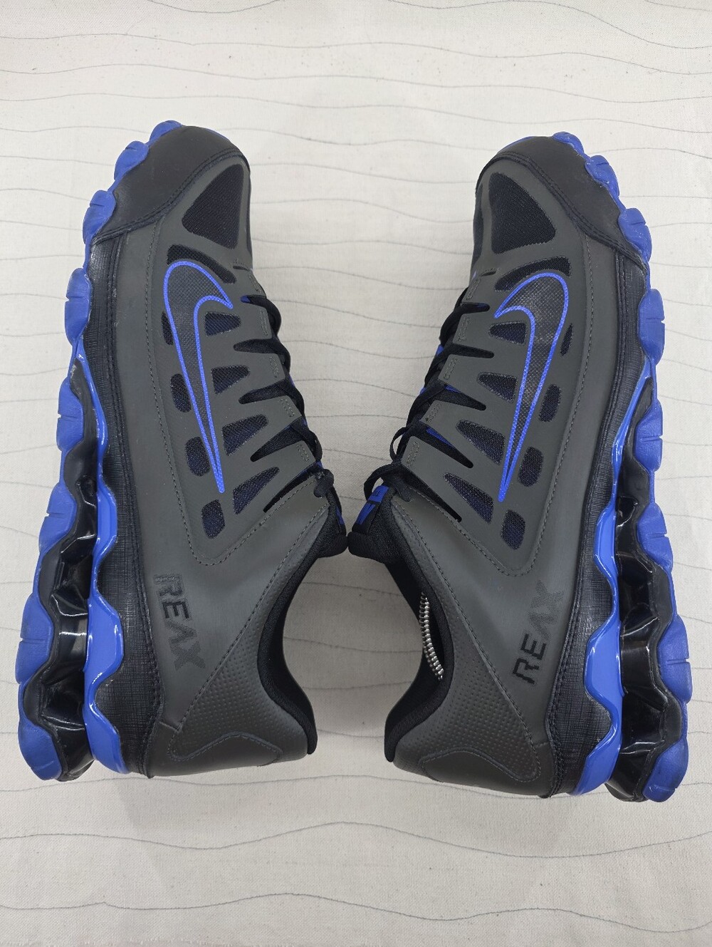 Nike Mens Reax 8 TR Running Black Racer Blue Sneakers Shoes 621716-012 Size 12 - Picture 11 of 15